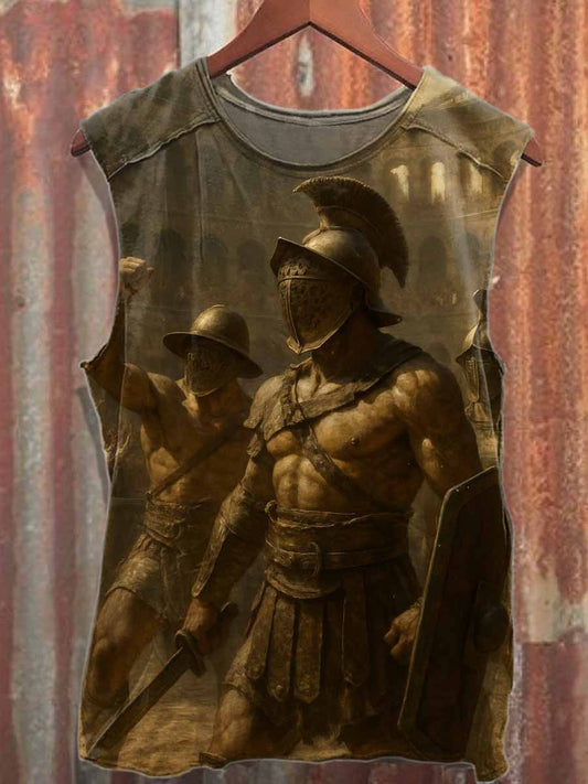 Men's Gladiator Loose Cotton Tank Top