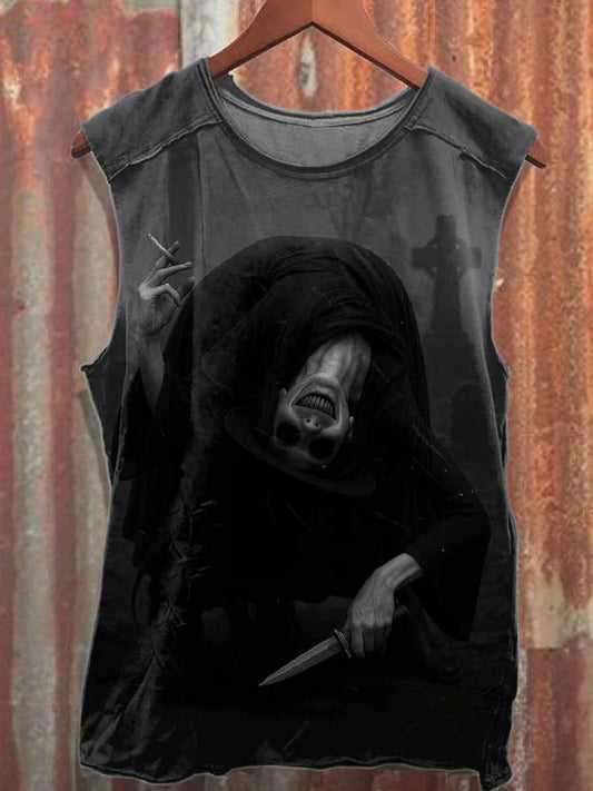 Men's Graveyard Monster Casual Cotton Tank Top