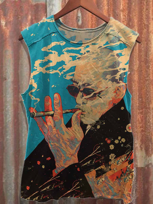 Men's Casual Printed Tank Top