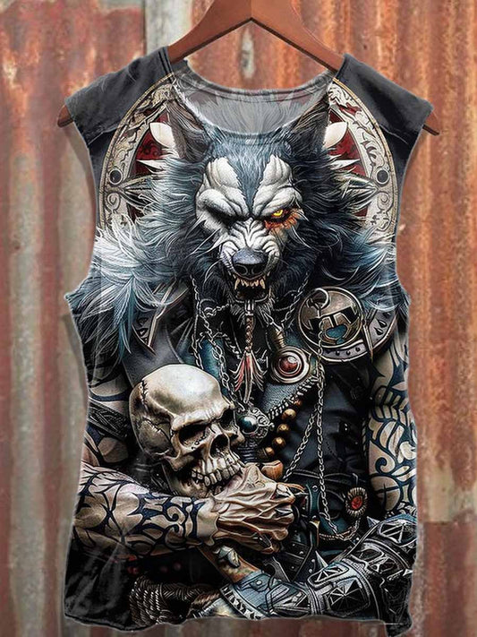 Men's Casual Printed Tank Top