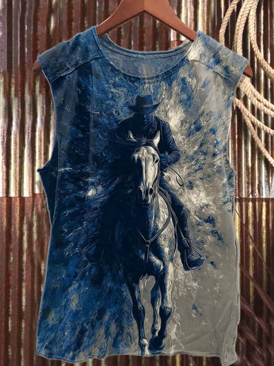 Men's Casual Printed Tank Top