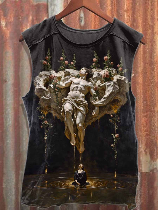 Men's Casual Printed Tank Top