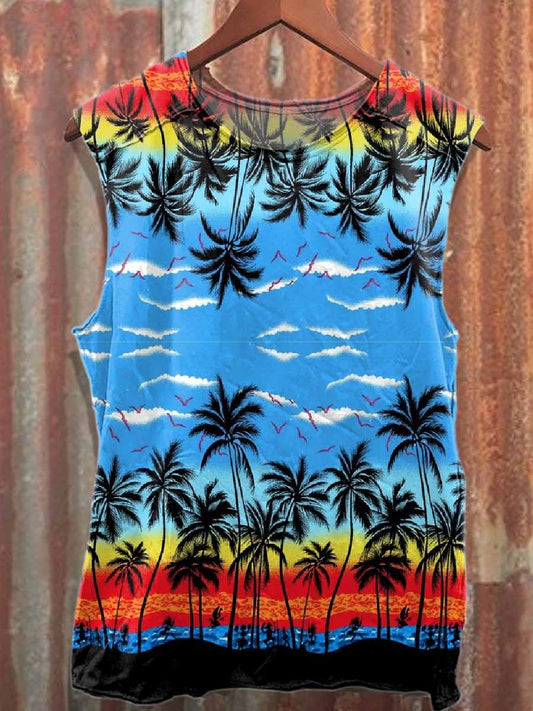 Men's Casual Printed Tank Top