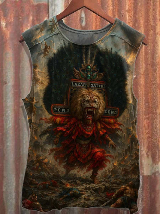 Men's Casual Printed Tank Top