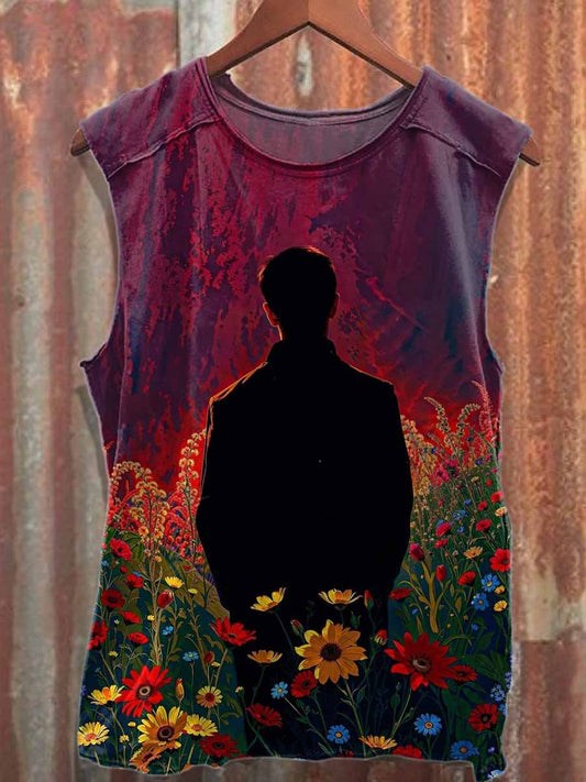 Men's Casual Printed Tank Top