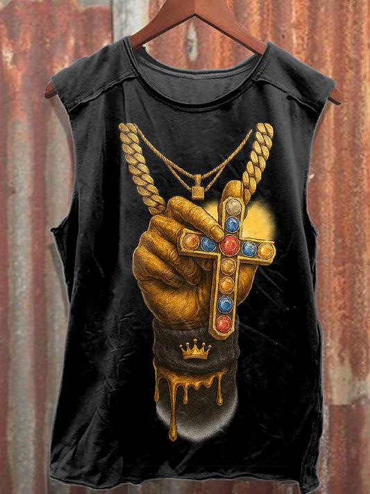 Men's Casual Printed Tank Top