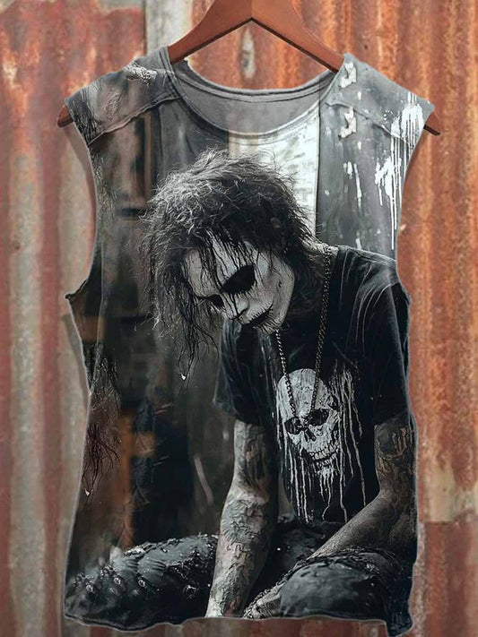 Men's Casual Printed Tank Top