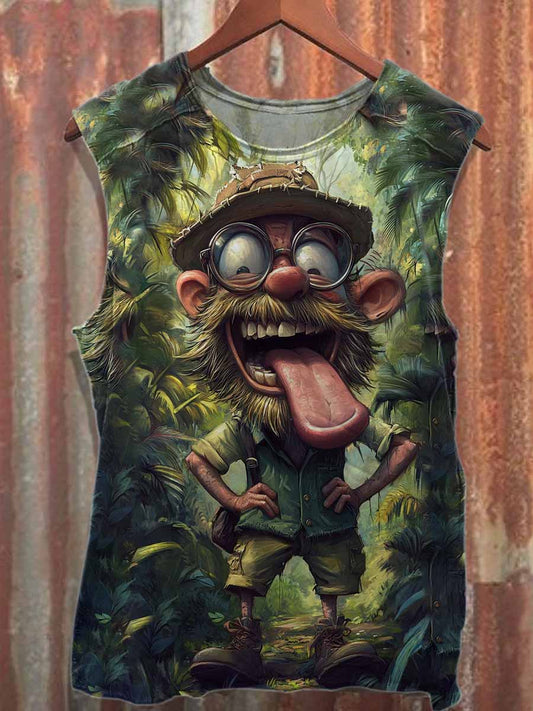 Men's Casual Printed Tank Top