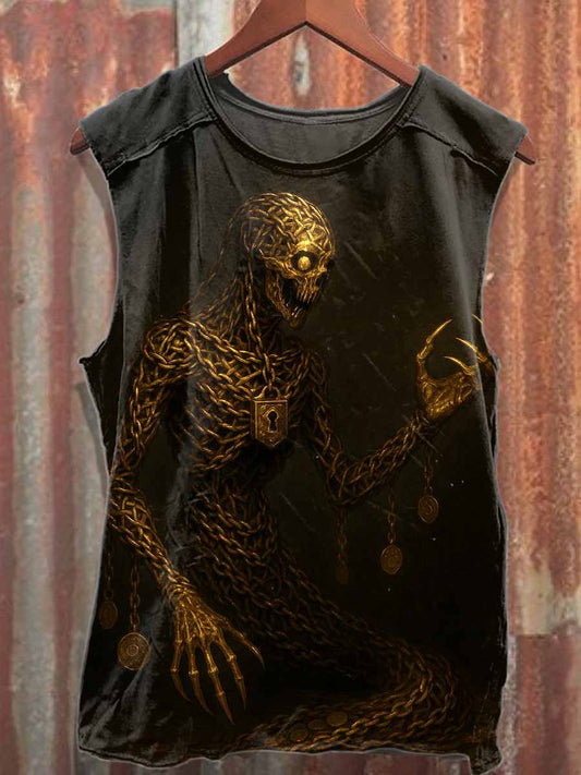 Men's Casual Printed Tank Top