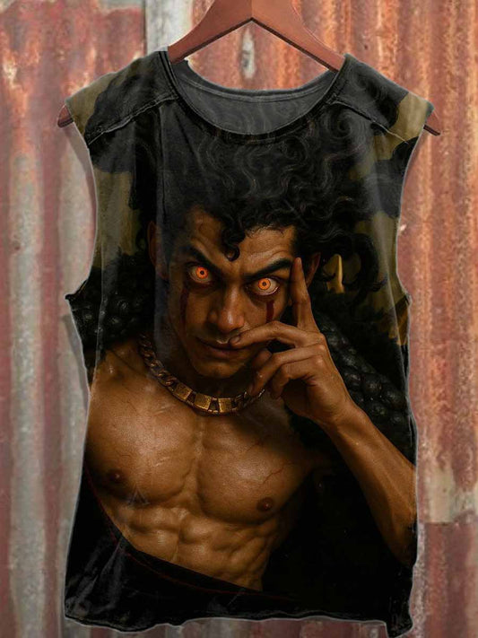 Men's Casual Printed Tank Top