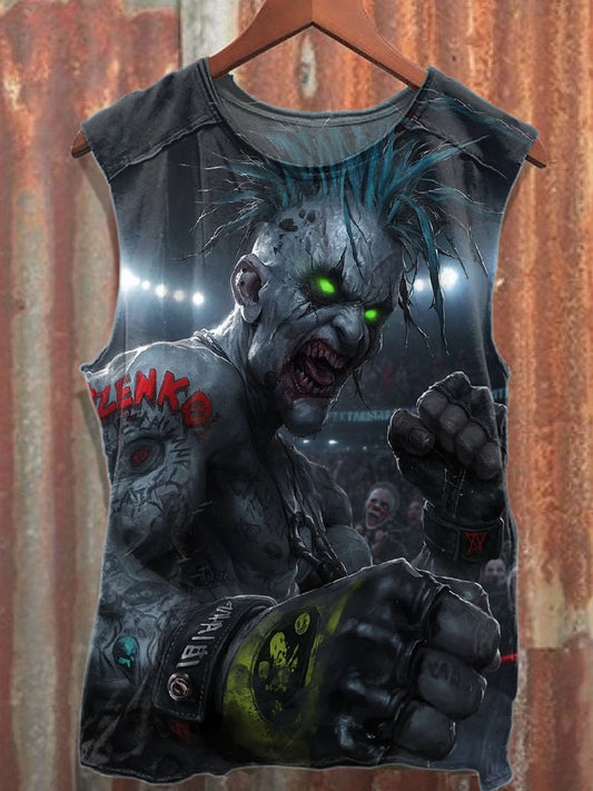 Men's Casual Printed Tank Top
