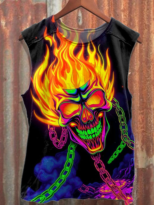 Men's Casual Printed Tank Top