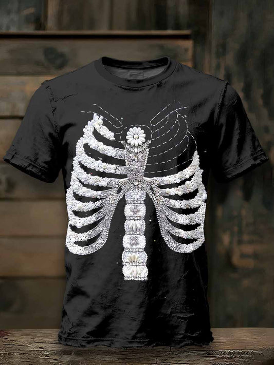 Retro Pattern Loose T-Shirt