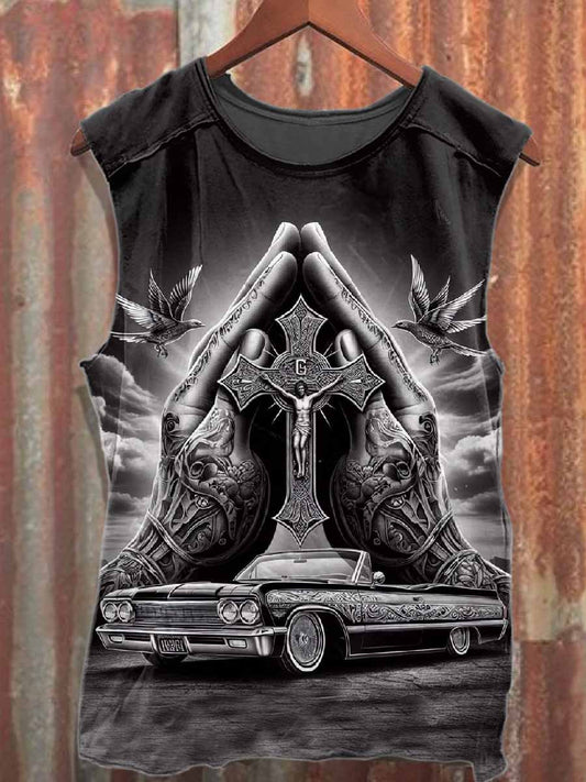 Men's Casual Printed Tank Top