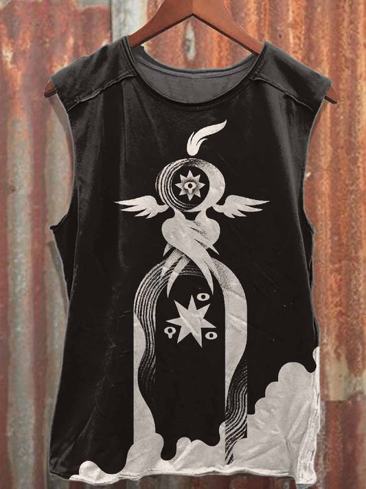 Men's Casual Printed Tank Top