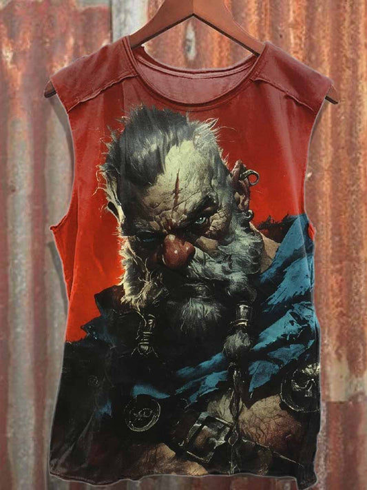 Men's Casual Printed Tank Top