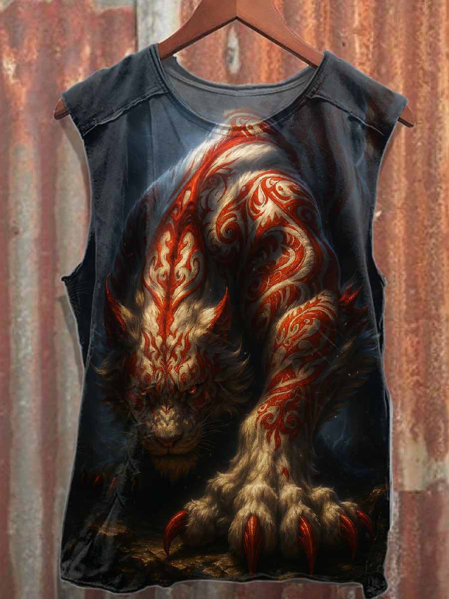Men's Casual Printed Tank Top