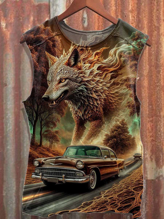 Men's Casual Printed Tank Top