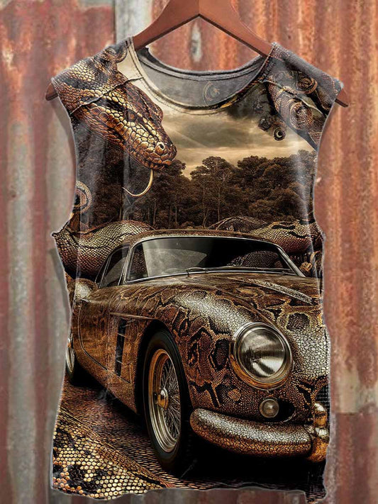 Men's Casual Printed Tank Top