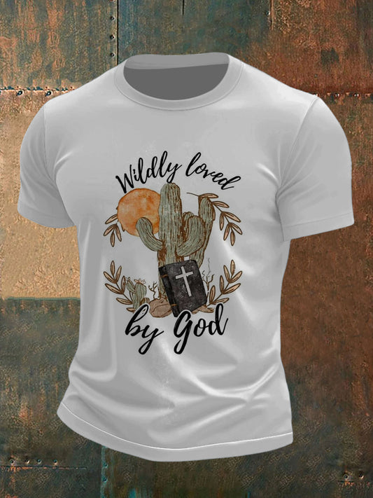 Men's Cactus Print Short Sleeve T-Shirt