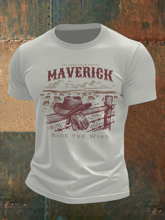 Men's Wilderness Ranch Printed Short Sleeve T-Shirt
