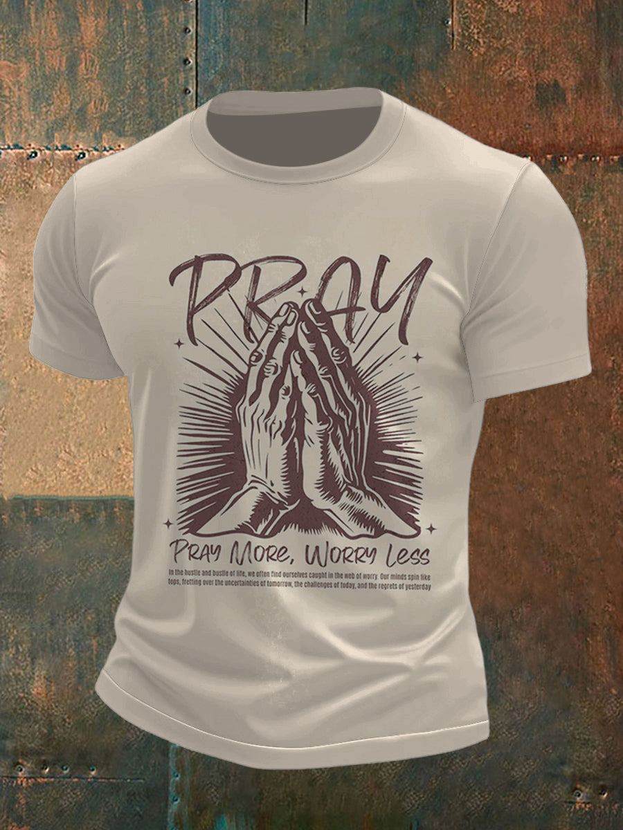 Men's Palm Print Short Sleeve T-Shirt