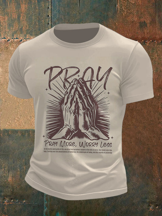 Men's Palm Print Short Sleeve T-Shirt