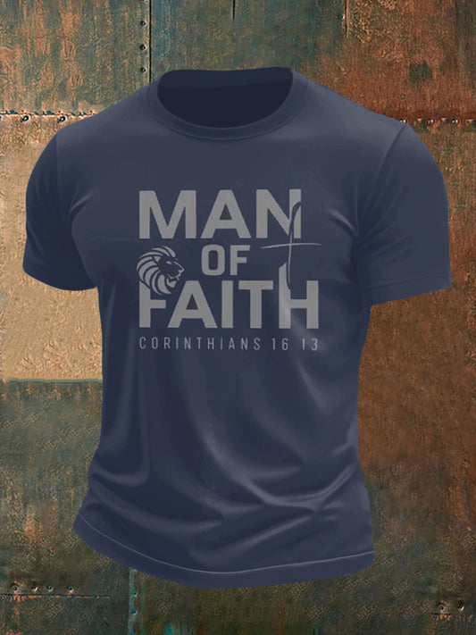 Men's Faith Printed Short Sleeve T-Shirt