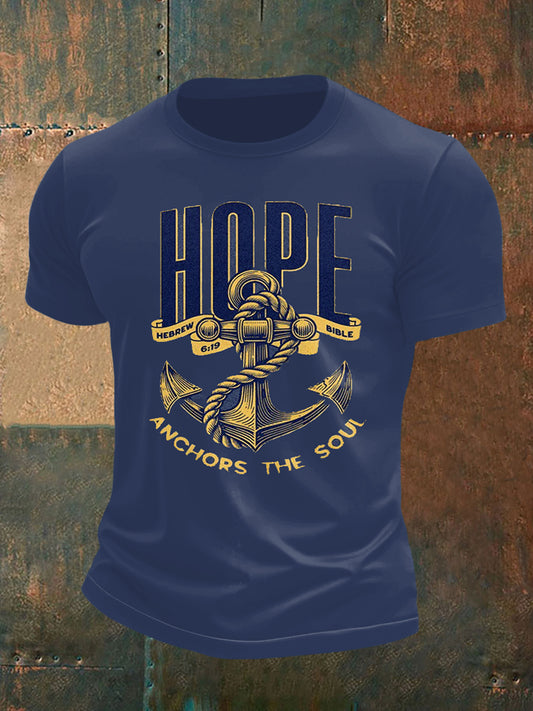 Men's Hope and Ocean Print Short Sleeve T-Shirt