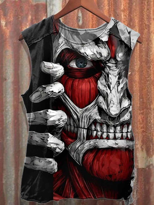 Men's Casual Printed Tank Top