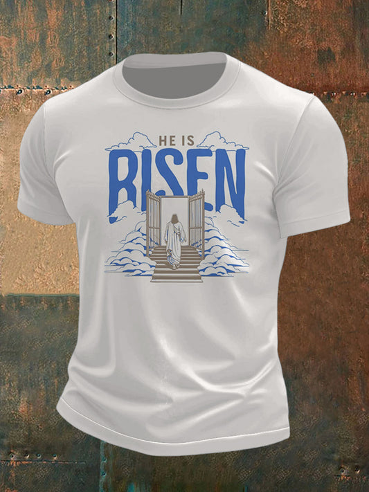 Men's God and the Future Print Short Sleeve T-Shirt