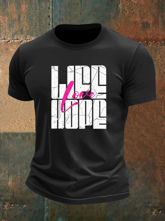 Men's Future and Hope Printed Short Sleeve T-Shirt