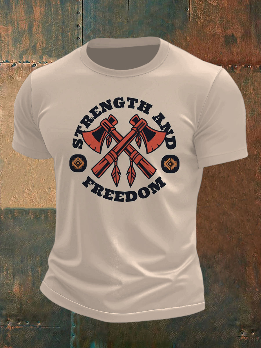 Men's War and Glory Printed Short Sleeve T-Shirt