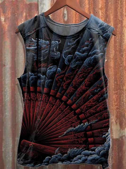 Men's Casual Printed Tank Top