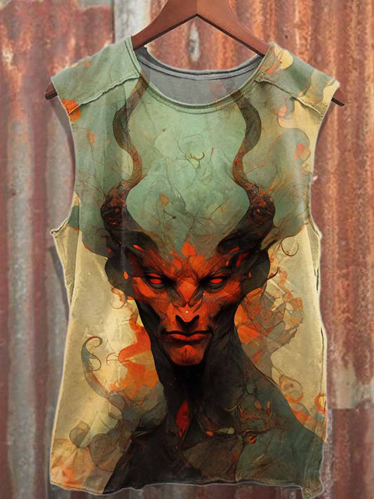 Men's Casual Printed Tank Top