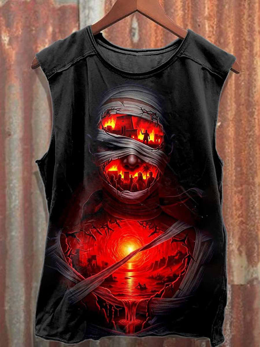 Men's Monster Casual Printed Tank Top