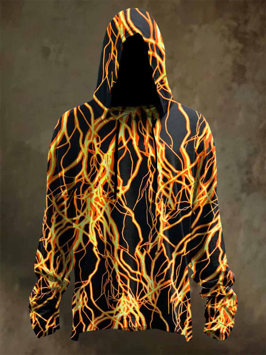 Vintage Graffiti Print Hoodie Sweatshirt