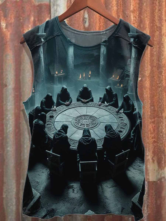 Men's Casual Printed Tank Top