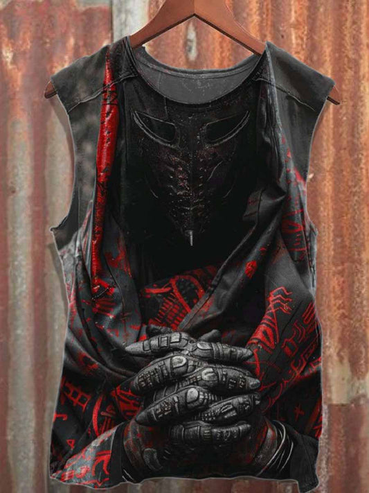 Men's Casual Printed Tank Top
