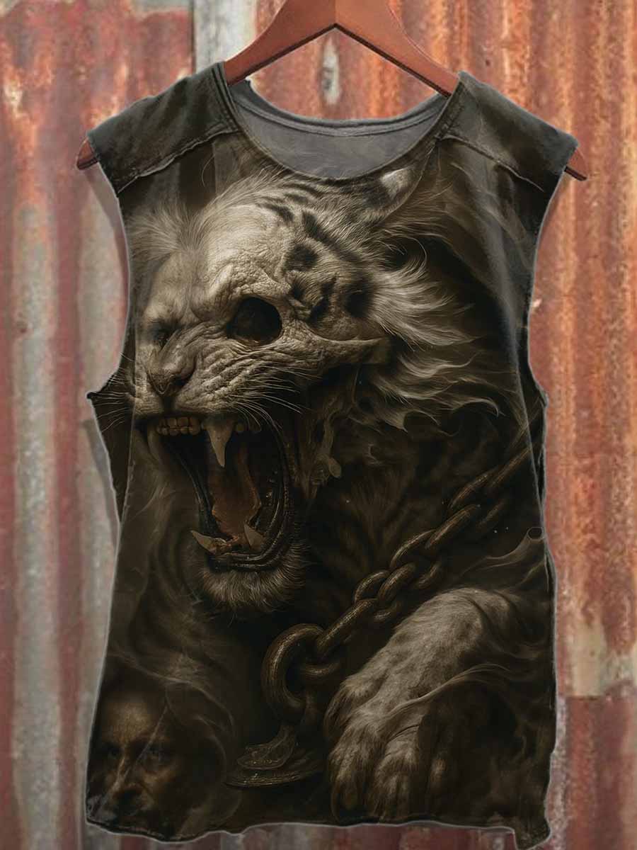 Men's Casual Printed Tank Top