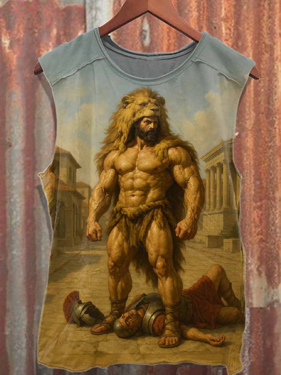 Men's Casual Printed Tank Top