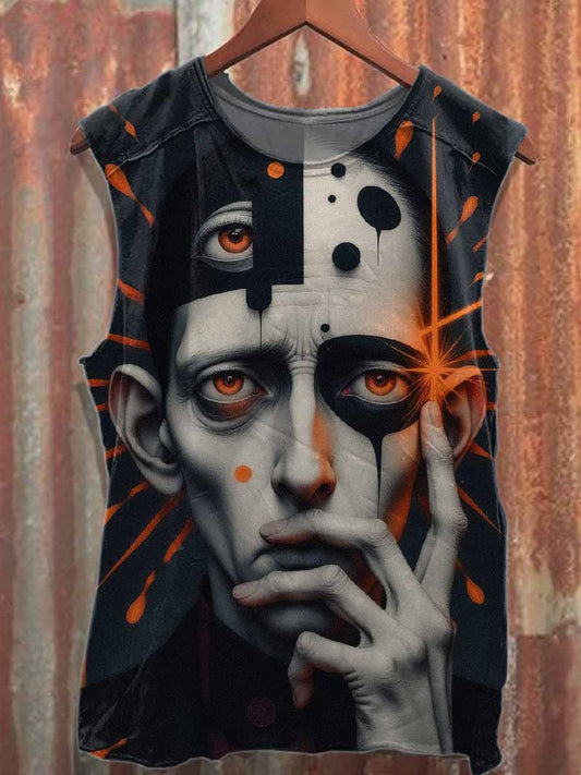 Men's Casual Printed Tank Top