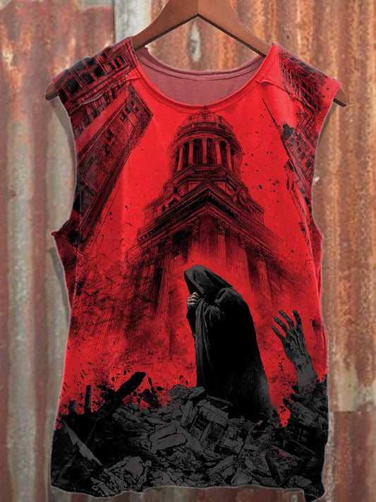 Men's Casual Printed Tank Top