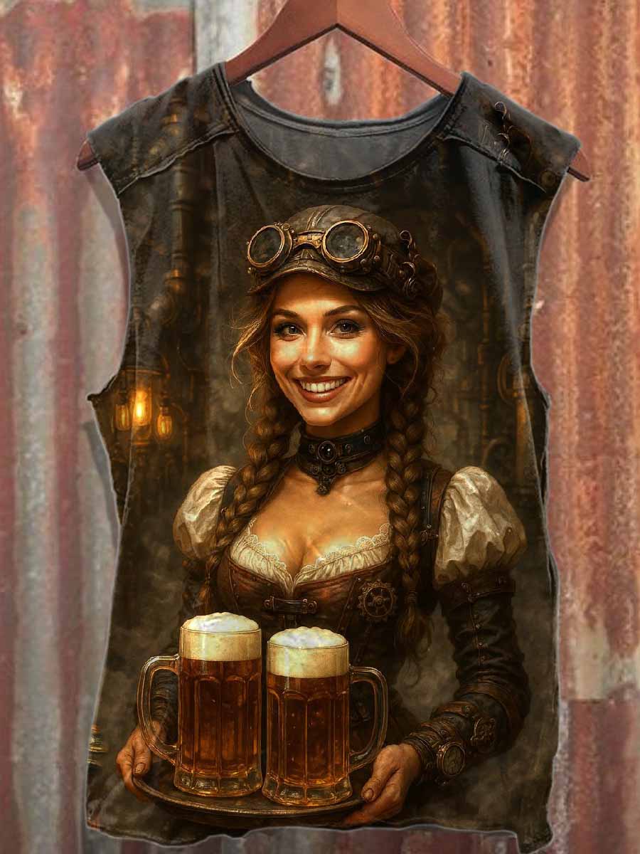 Men's Casual Printed Tank Top