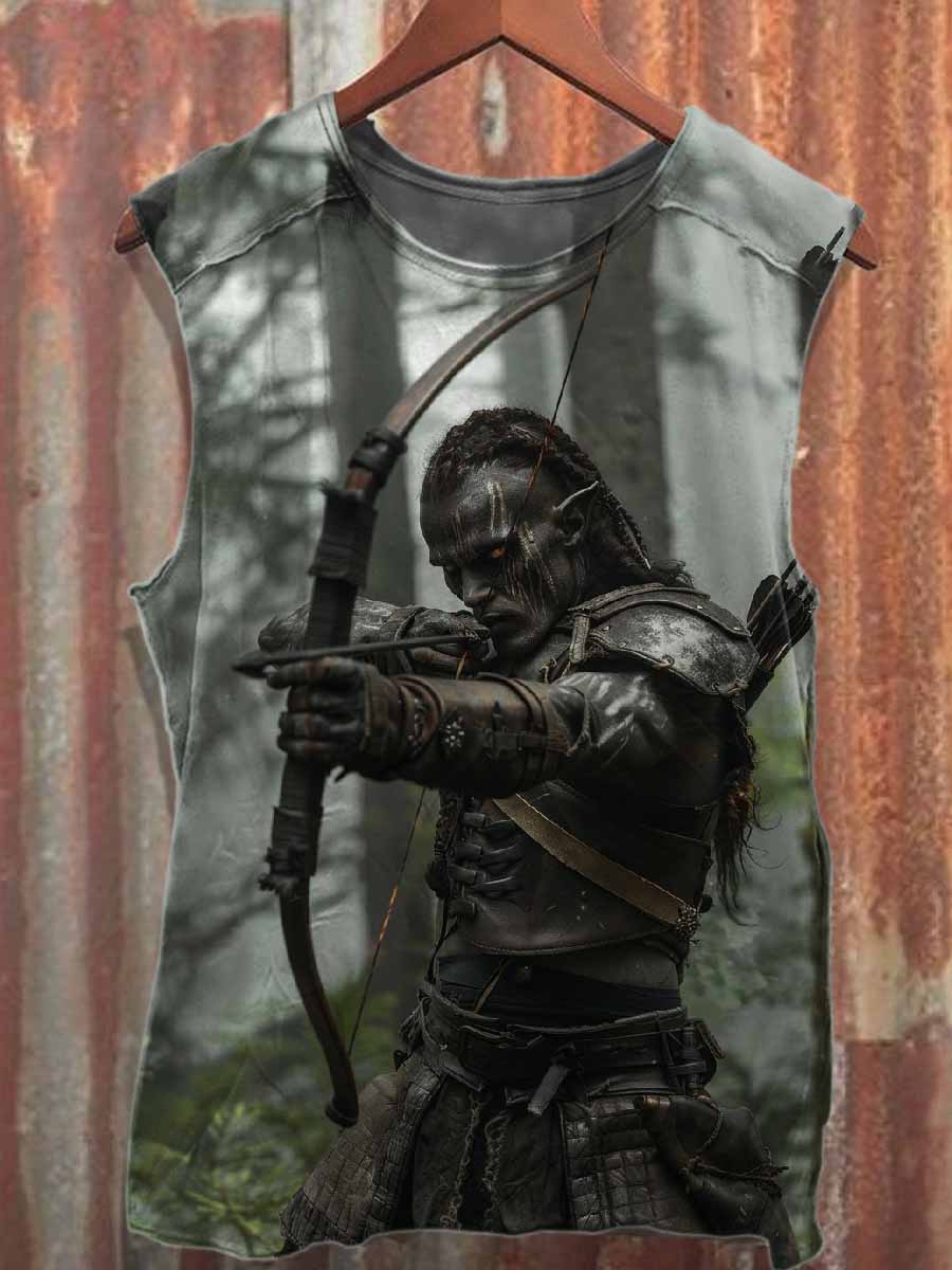 Men's Casual Printed Tank Top