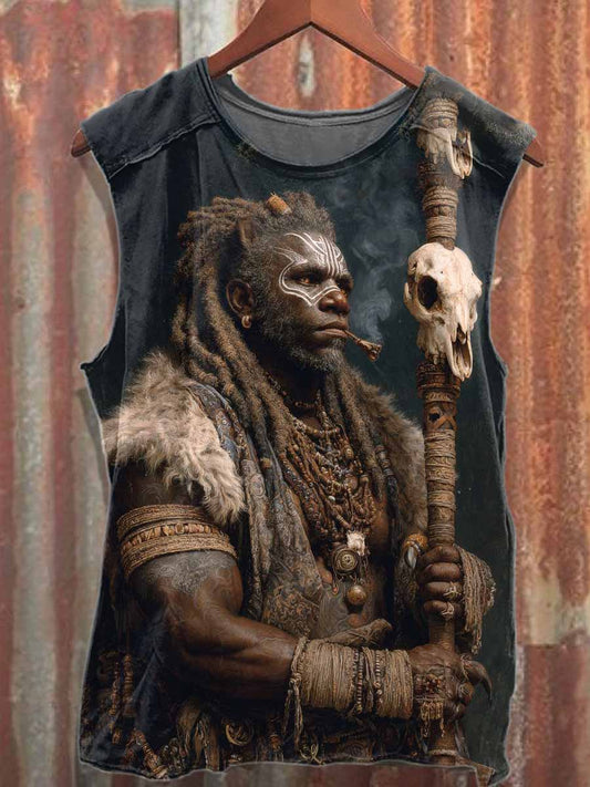 Men's Casual Printed Tank Top