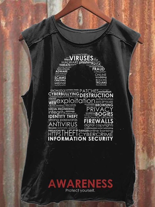 Men's Casual Printed Tank Top