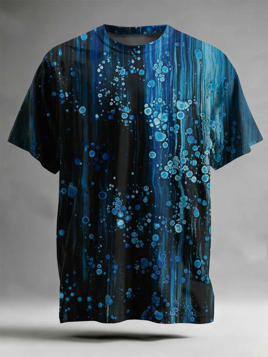 Abstract Pattern Printed Casual T-Shirt