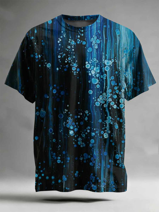 Abstract Pattern Printed Casual T-Shirt