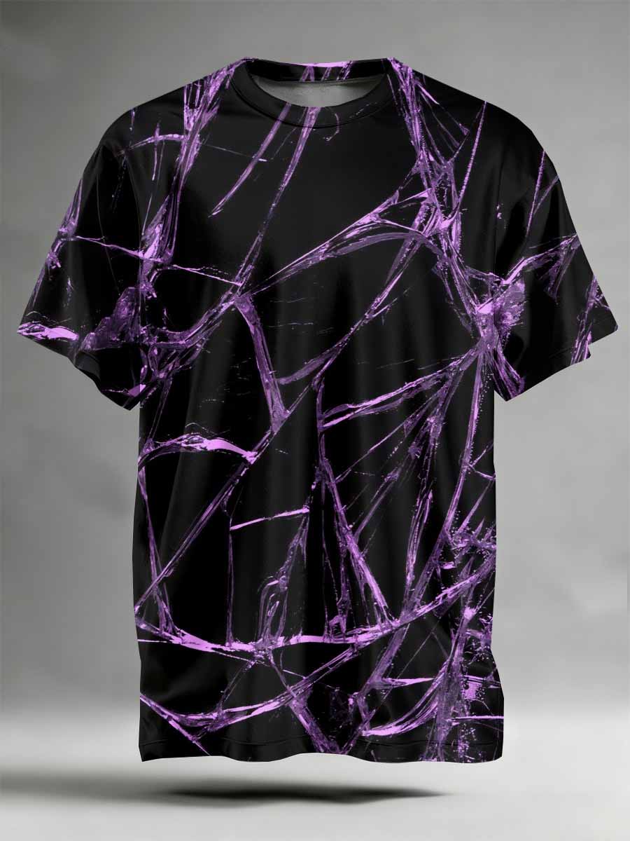 Abstract Pattern Printed Casual T-Shirt
